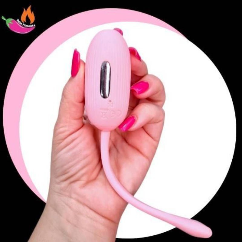 Vibrador Bullet Doreen com Aplicativo e Choque Bluetooth Rosa App - Imagem 3
