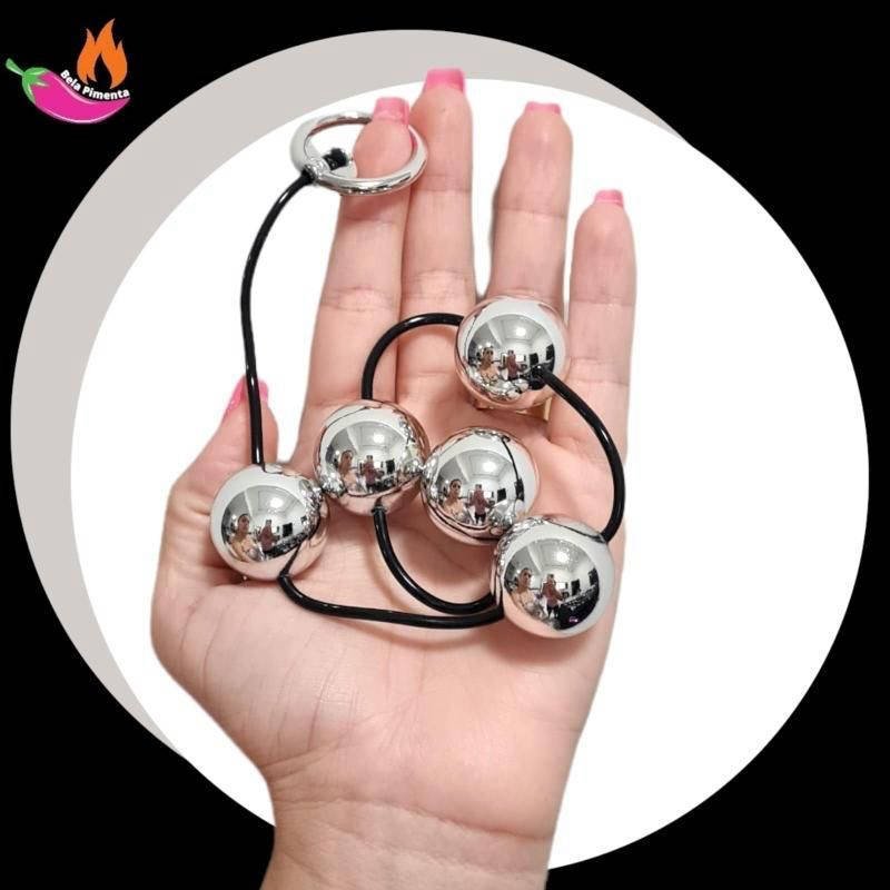 Bolinhas Tailandesas ABS Less G - 5 Esferas Cromada