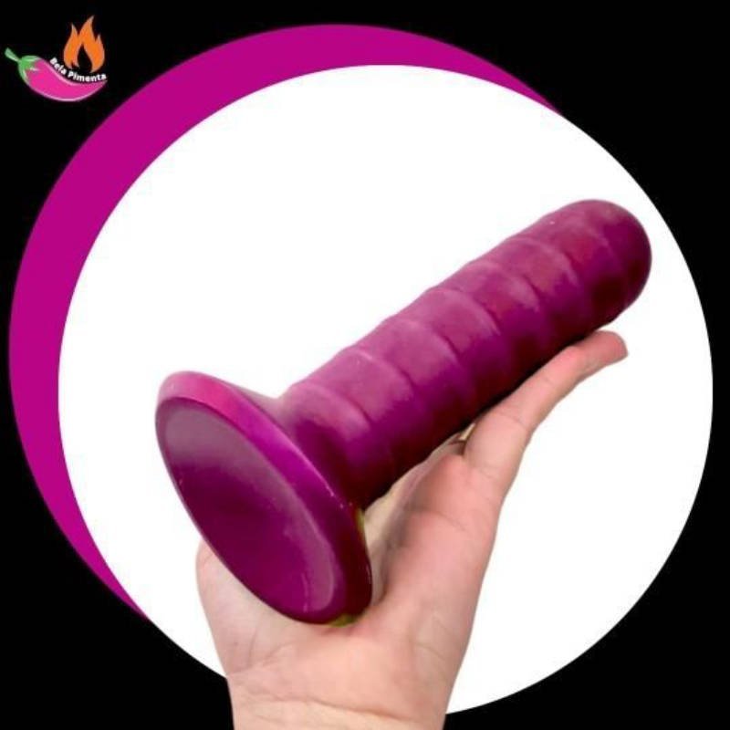 Protese Realistica Cyber Skin Tailor Pink com Ventosa 15,5x3,8cm Falico - Imagem 3