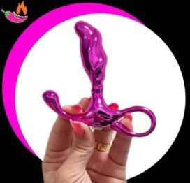 Massageador de Prostata Metal Rosa