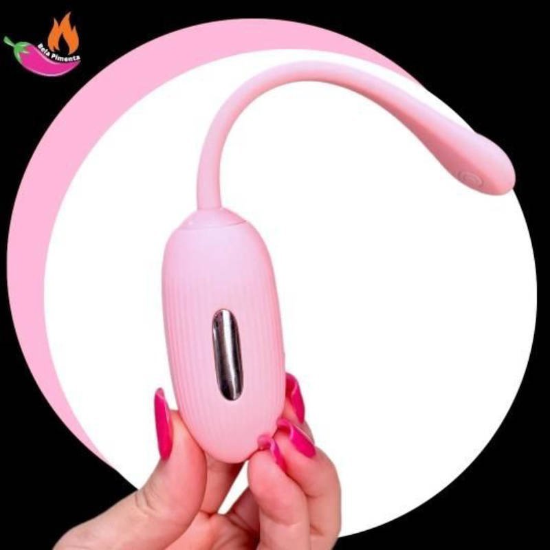 Vibrador Bullet Doreen com Aplicativo e Choque Bluetooth Rosa App
