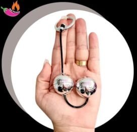 Bolinhas Tailandesas Ben Wa Metal Cromada
