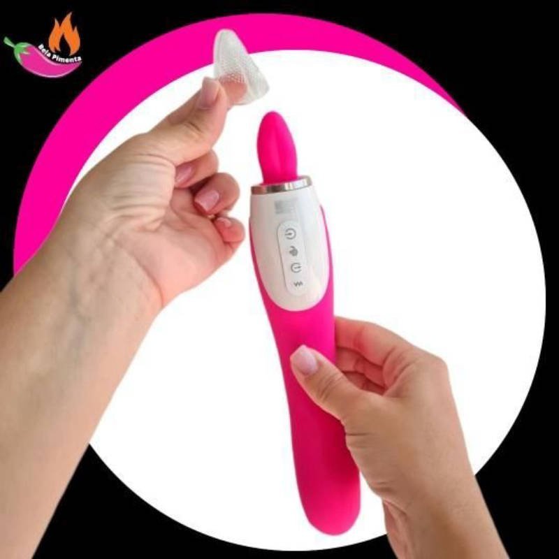 Vibrador Sugador Lingua Wistone Rosa - Imagem 3