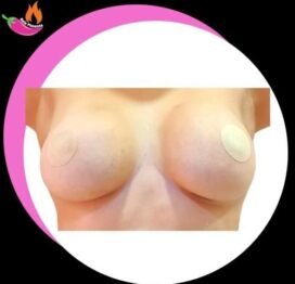 Nipple de Seio Adesivo Protetor de Mamilo - Modelo Flor (10 unidades - 5 pares)