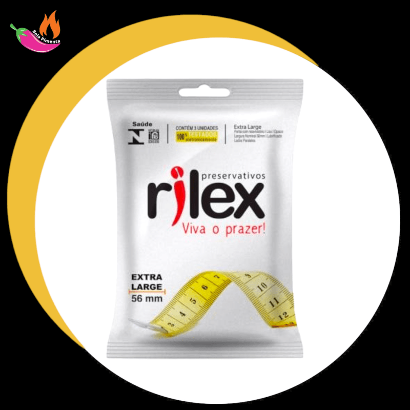 Preservativo Rilex Extra Large 56mm - Camisinha