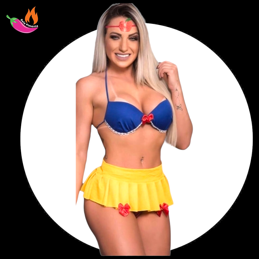 Fantasia Branca de Neve com Bojo