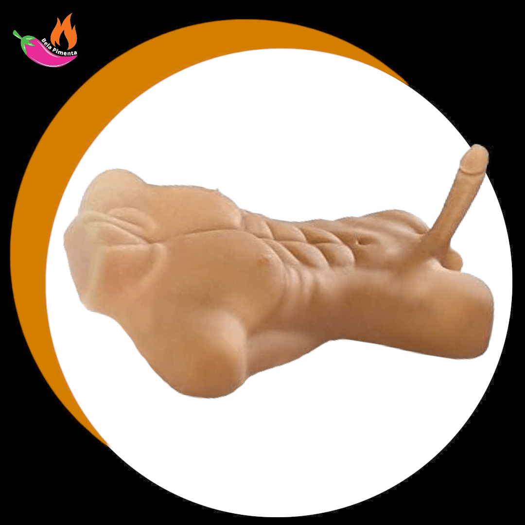 Masturbador Cyberskin Corpo Masculino Brad com Penis e Anus - Imagem 3