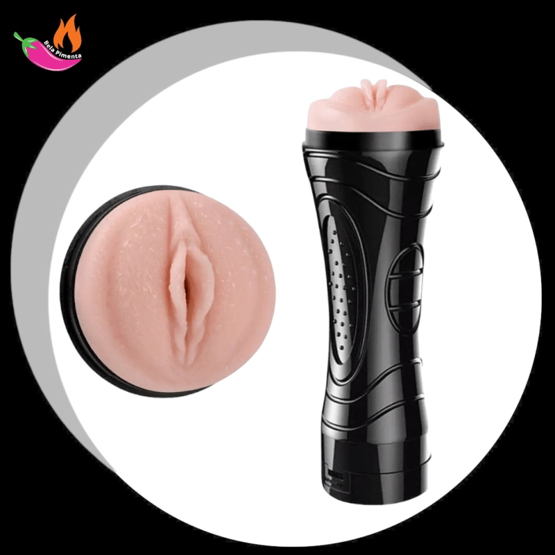 Masturbador Lanterna Vagina Com Vibro