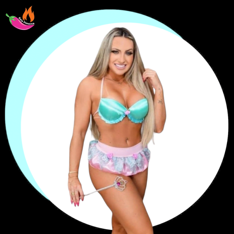 Fantasia Fadinha com Varinha Magica
