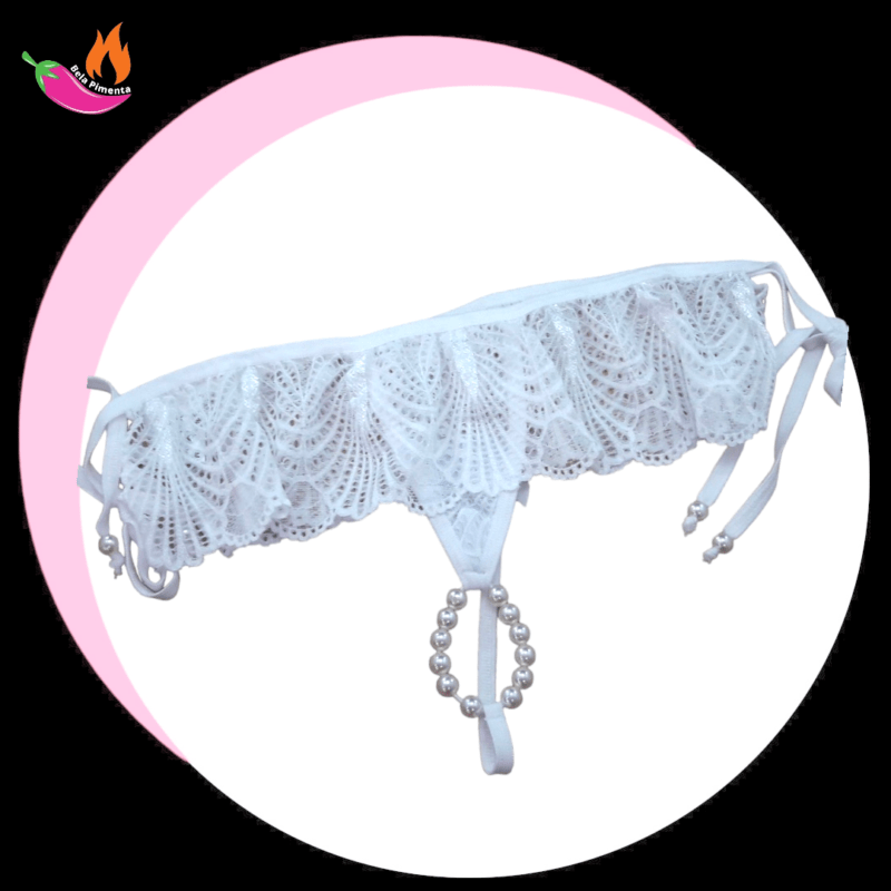 Calcinha Tailandesa Plus Size Branca