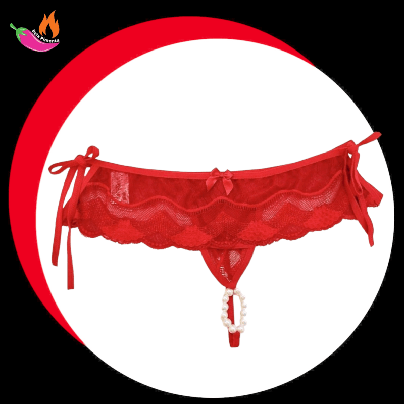 Calcinha Tailandesa Plus Size Vermelha