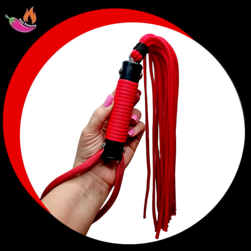Chicote Cordas Vermelho