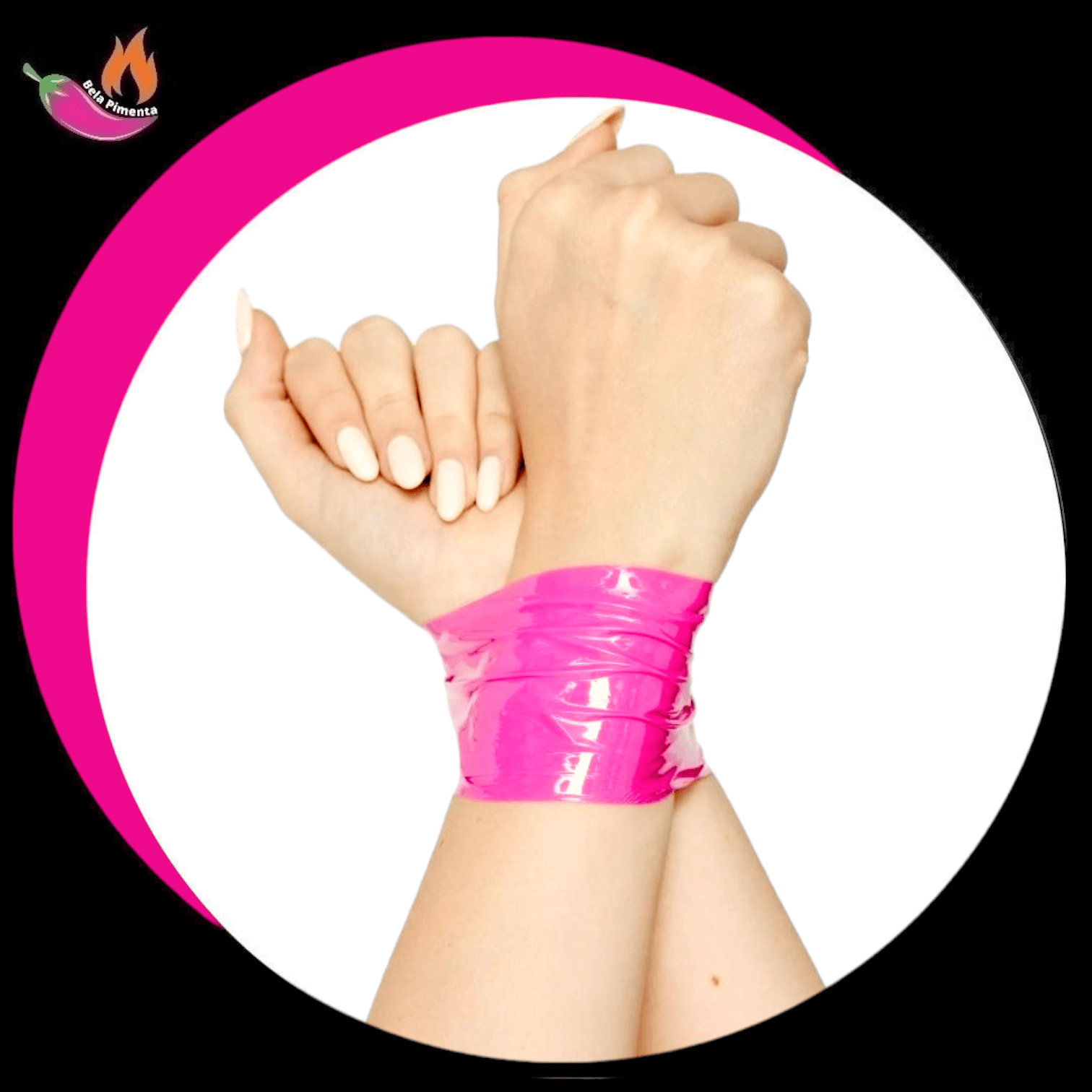 Fita Adesiva Bondage 15m x 5cm Pink - Imagem 7