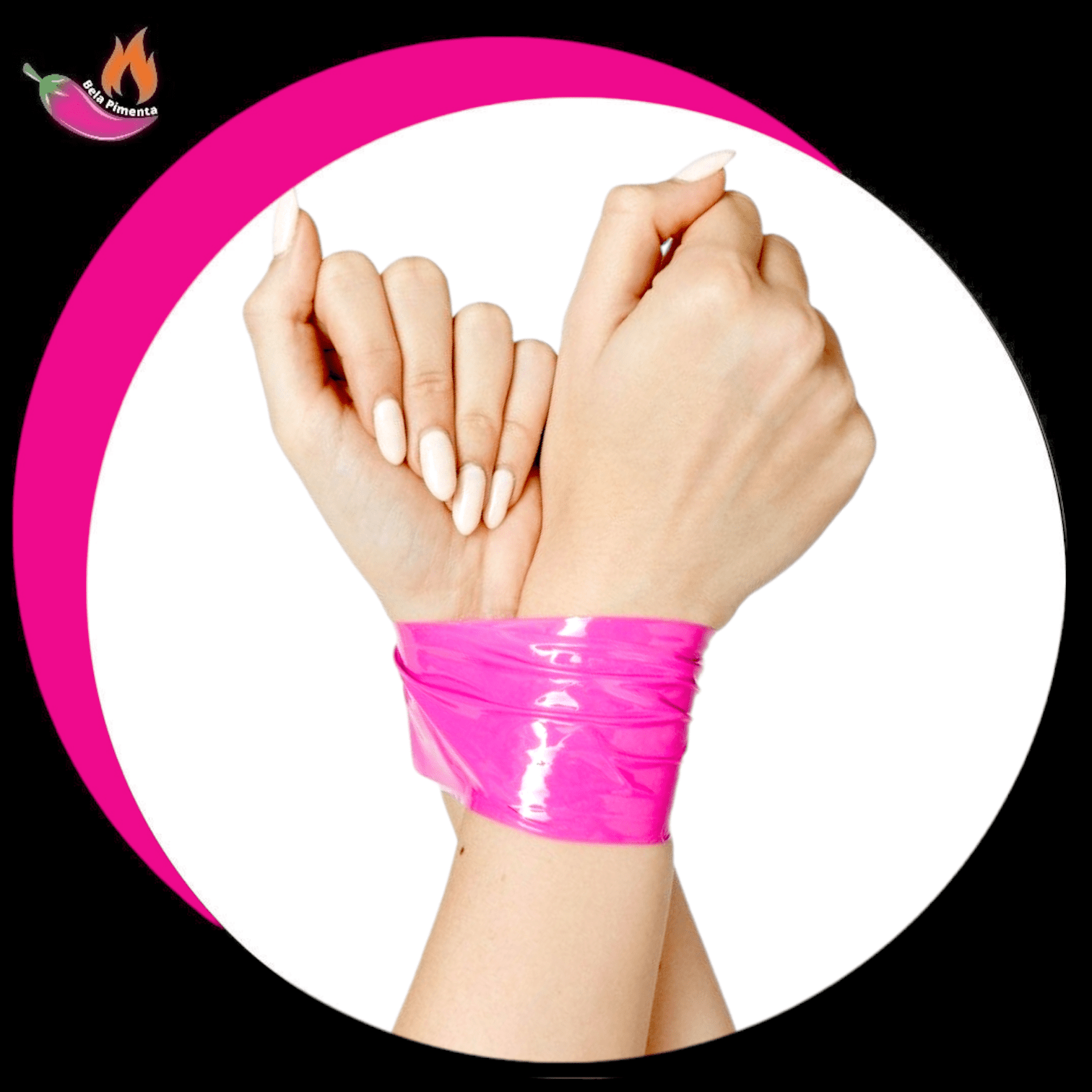 Fita Adesiva Bondage 15m x 5cm Pink - Imagem 6