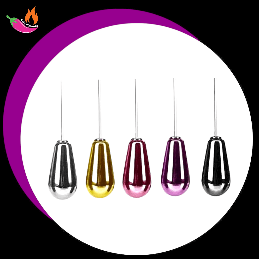 Kit Cone Vaginal Metal para Pompoarismo