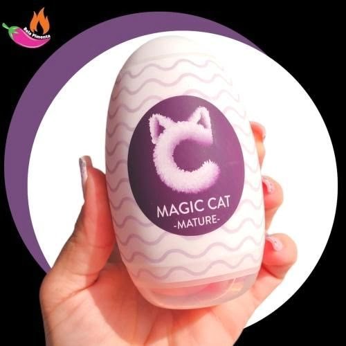 Masturbador Egg Magic Cat Cyberskin Vagina Mature - Imagem 4