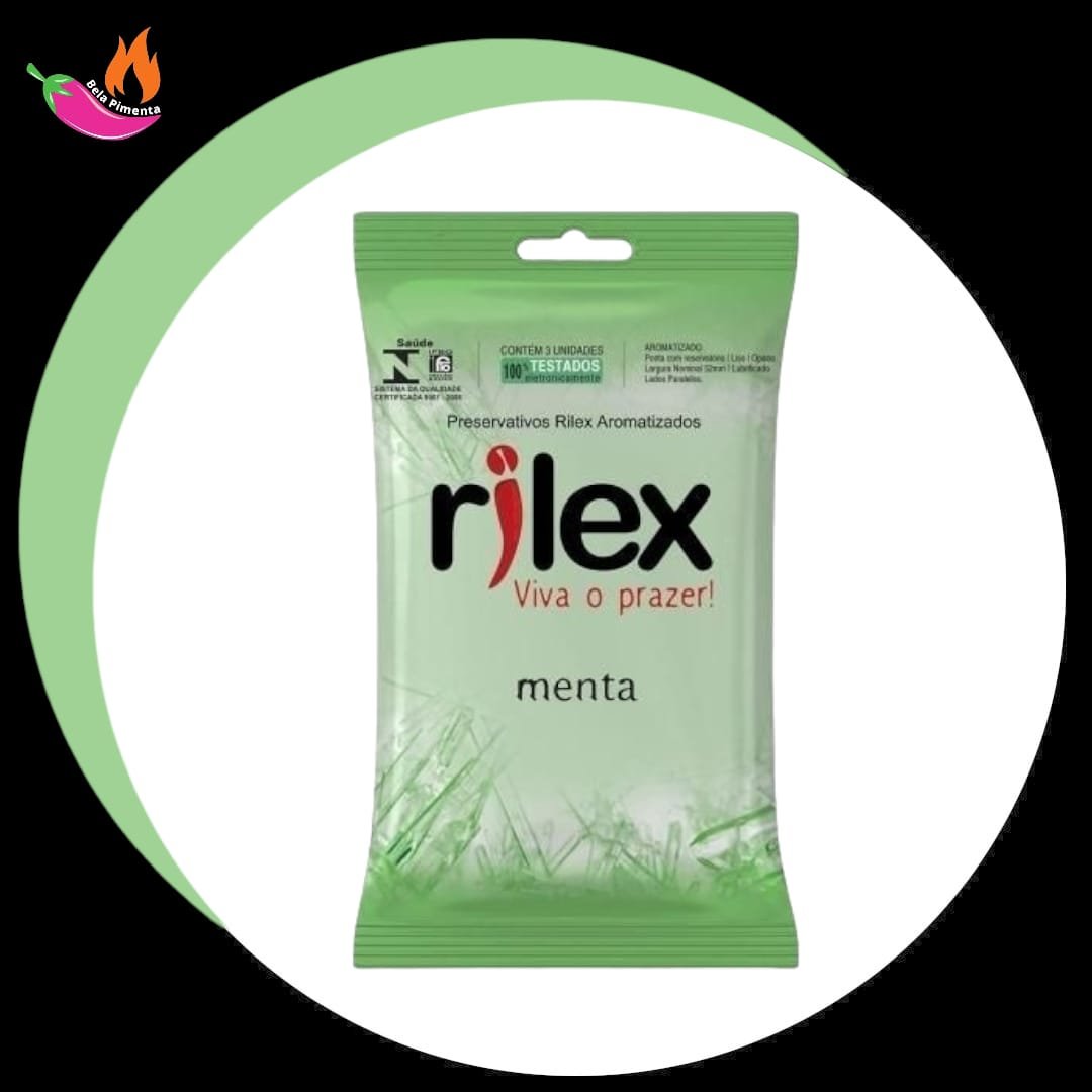 Preservativo Rilex Menta - Camisinha