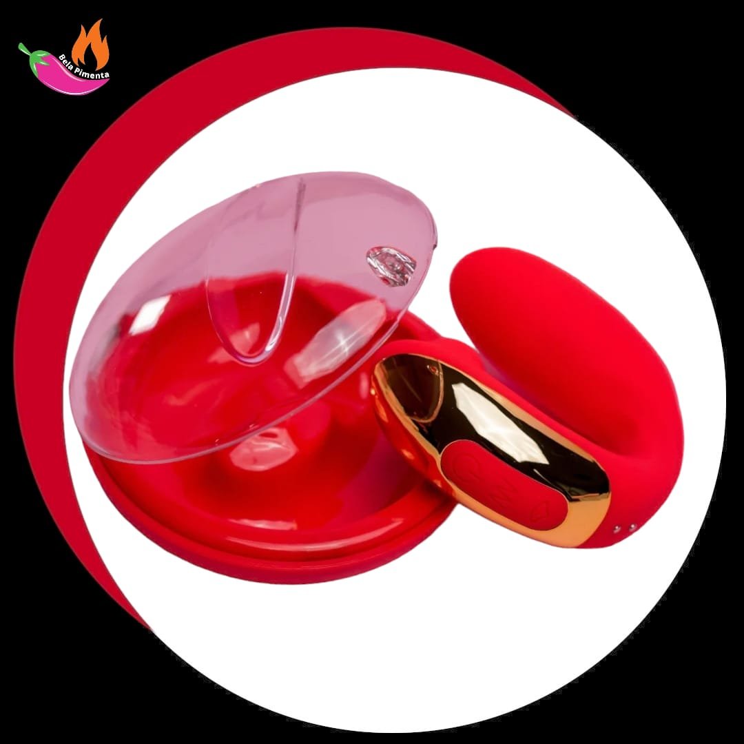Vibrador Sugador Travel Duo com Case - Vermelho - Imagem 3