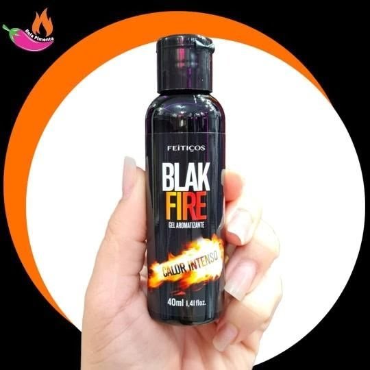 Gel Beijavel Esquenta Blak Fire 40ml - Halls