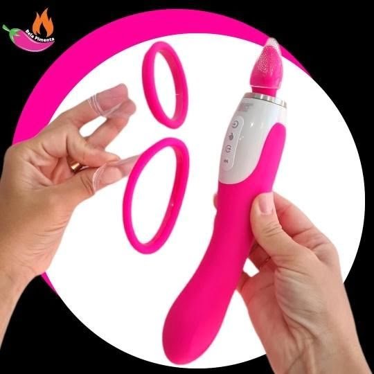 Vibrador Sugador Lingua Wistone Rosa - Imagem 2
