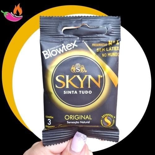 Camisinha Preservativo Skyn Original - 3 Unidades