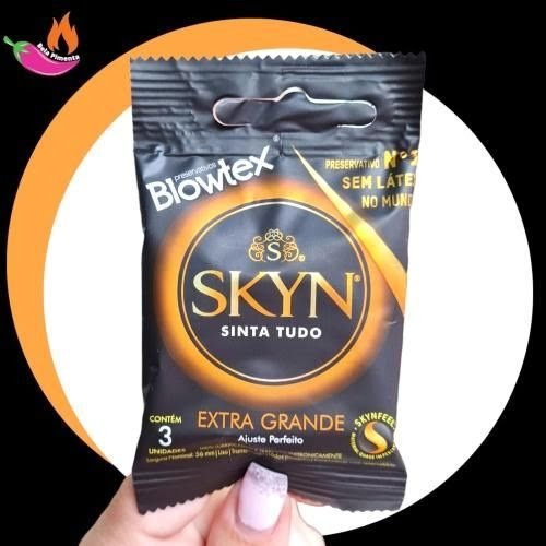 Camisinha Preservativo Skyn Extra Grande - 3 Unidades