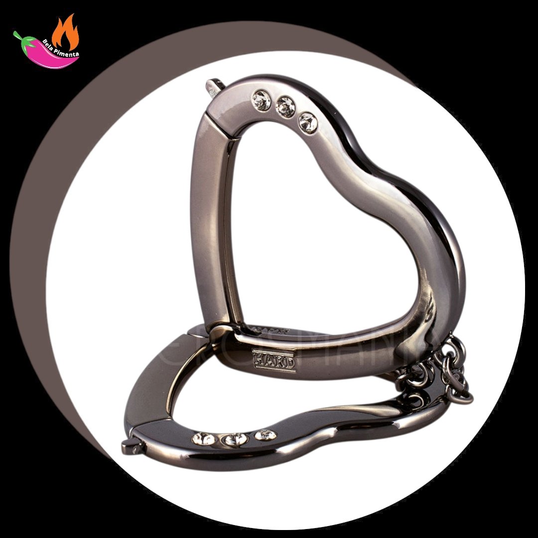 Algema Metal Coracao - Onix