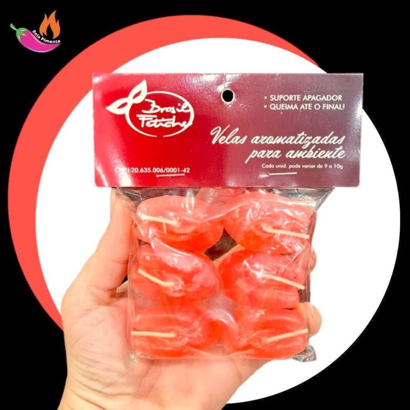 Vela Decorativa Vagina - 6 Unidades