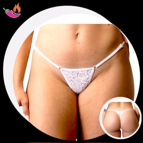 Calcinha Fio Antidepre Branco