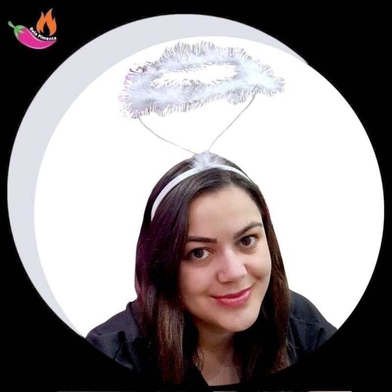 Tiara de Anjinha Sapeca