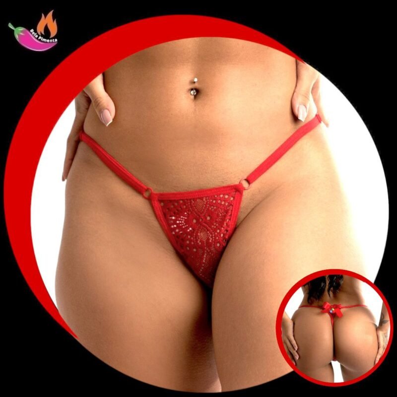Calcinha Fio Led Vermelho