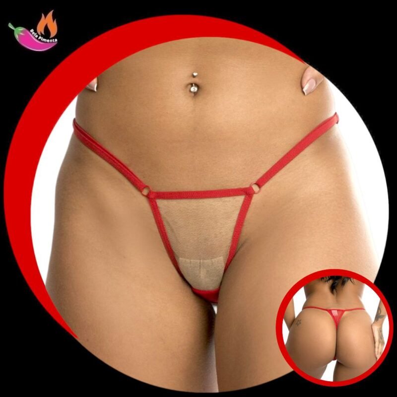 Calcinha Fio To Pronta Vermelho