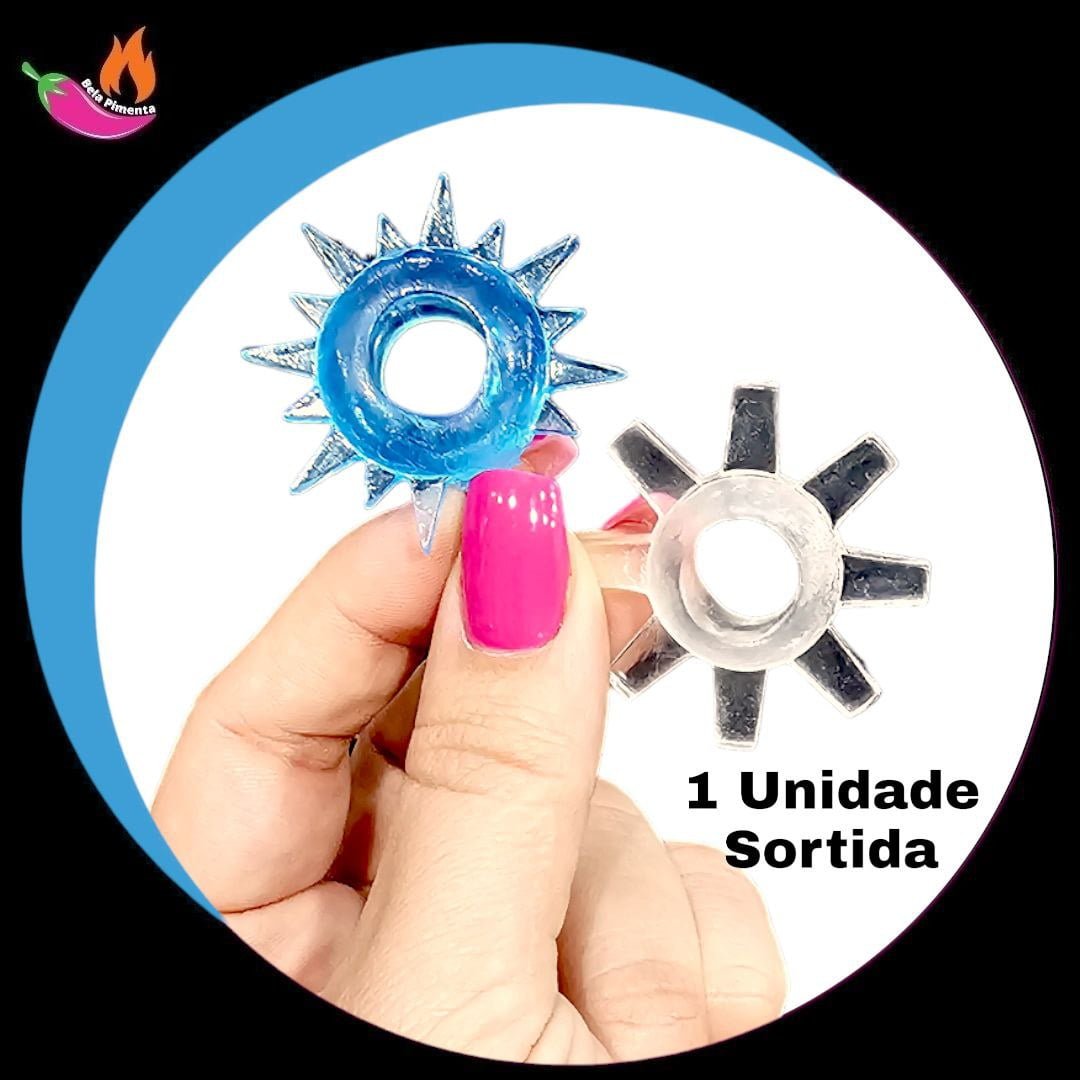 Anel Peniano Spiner em Silicone - 1 Unidade