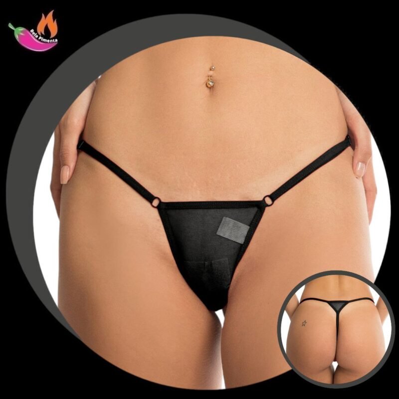 Calcinha Fio Tentadora Preto