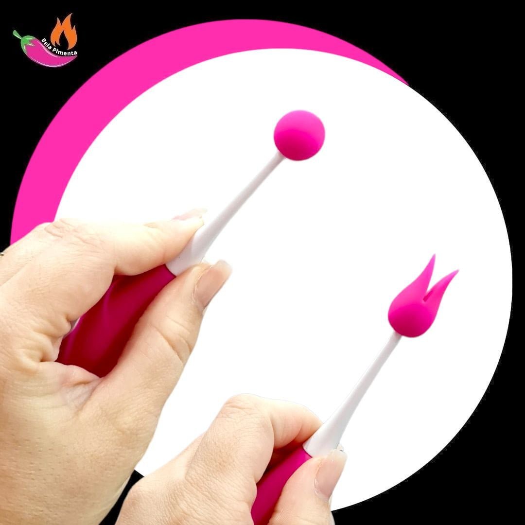 Vibrador Sugador 2 em 1 Sweet Rosa - Imagem 7