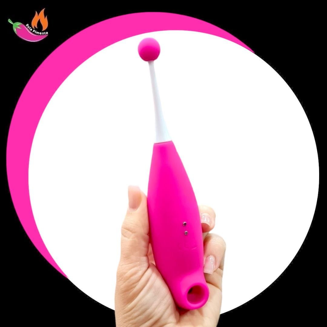 Vibrador Sugador 2 em 1 Sweet Rosa - Imagem 6