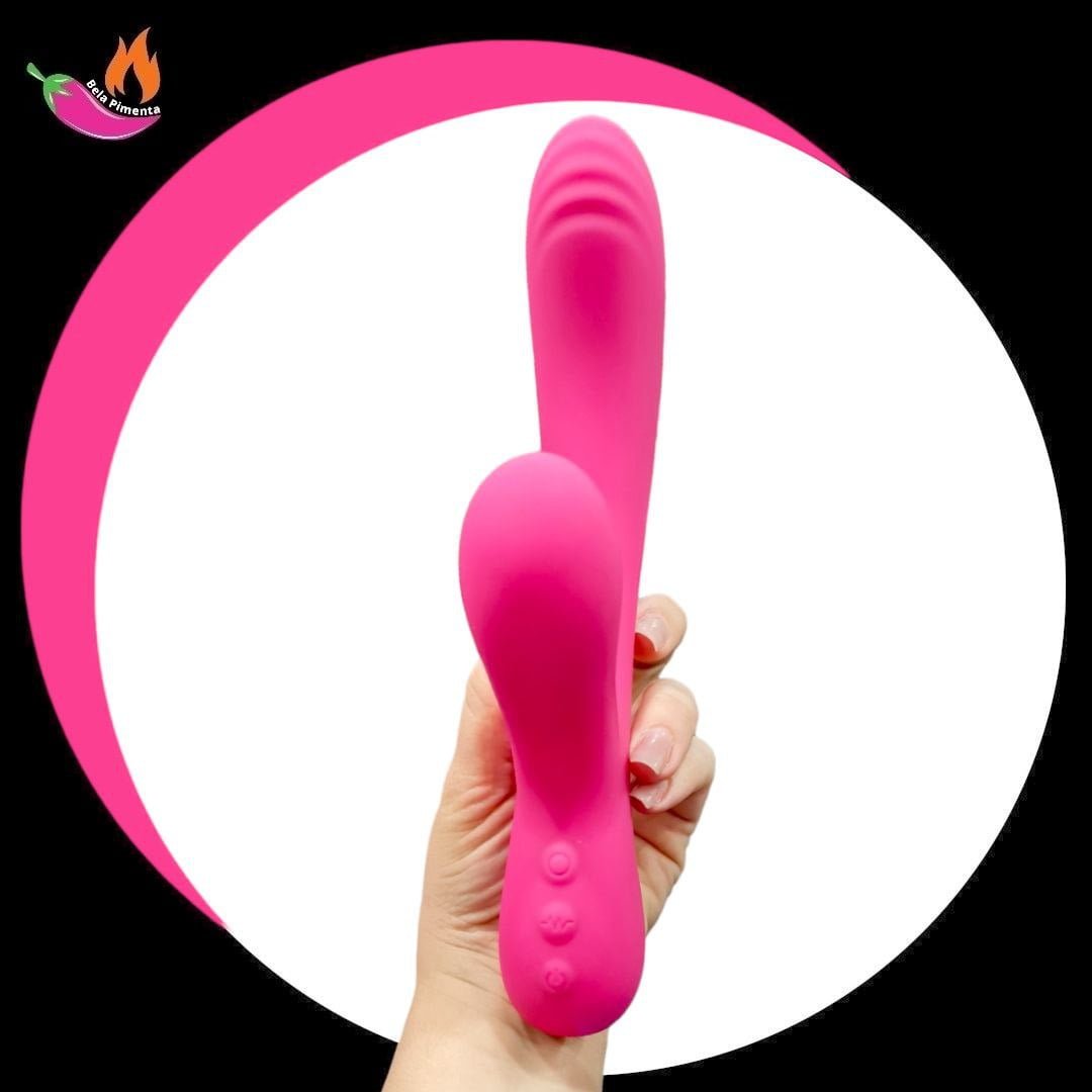 Vibrador Ponto G e Clitoris Sugador Betany Rosa - Imagem 7