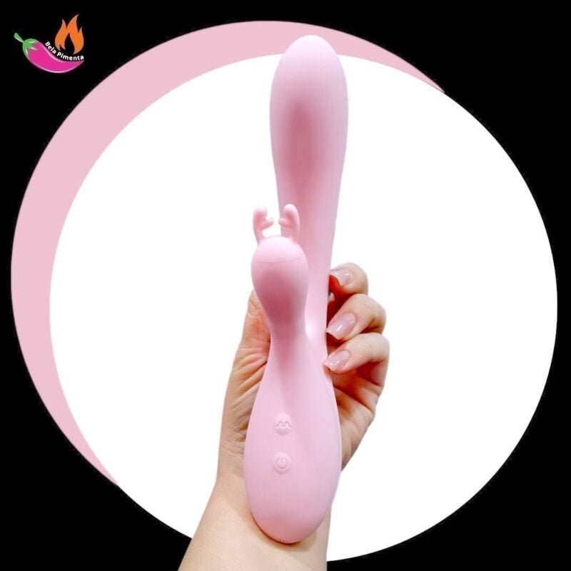 Vibrador Ponto G e Clitoris Lilo Aussie Rosa