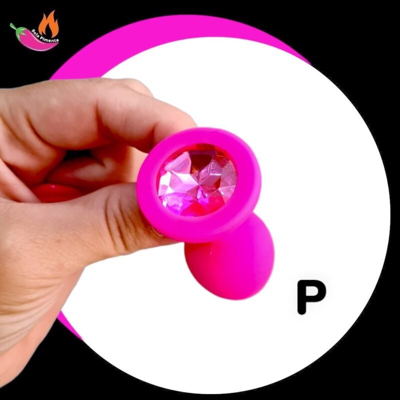 Plug Anal Silicone P Rosa / Rosa