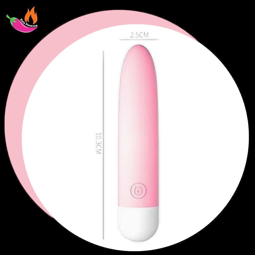 Vibrador Bullet Bala Rosa Lilo - Imagem 3