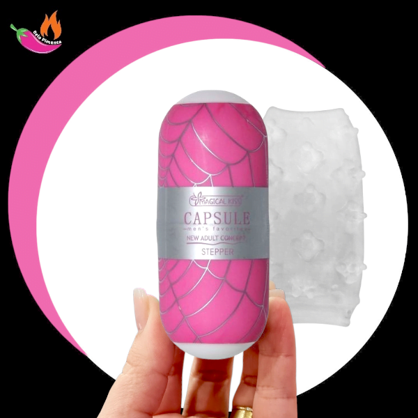 Masturbador Capsula Egg Ponta Vazada Stepper