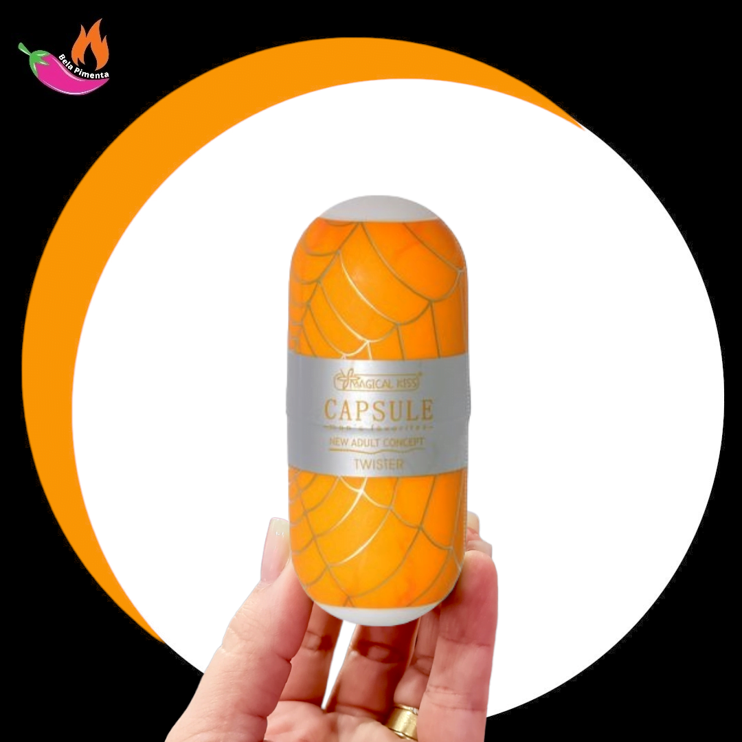 Masturbador Capsula Egg Ponta Vazada Twister - Imagem 5