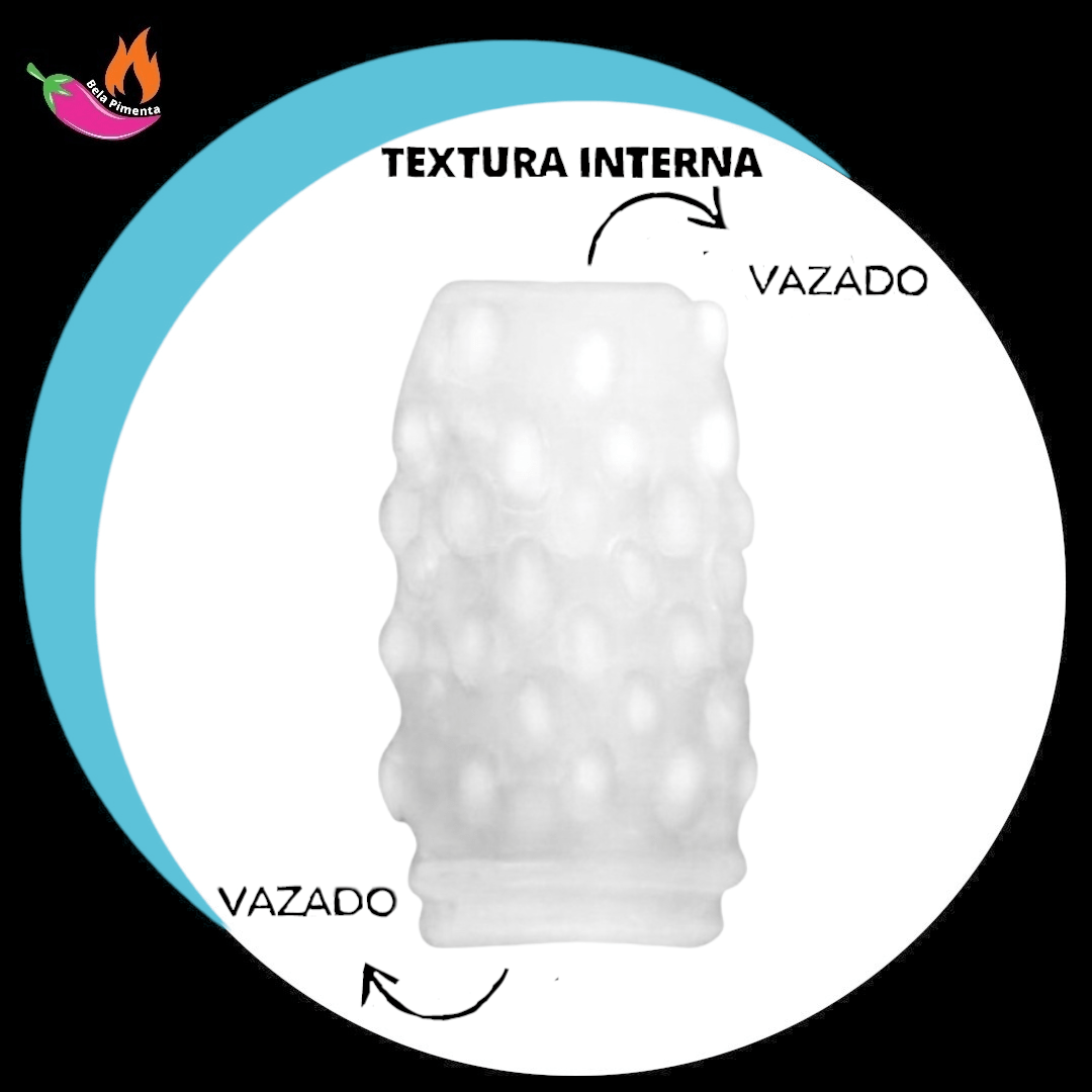 Masturbador Capsula Egg Ponta Vazada Wavy - Imagem 3
