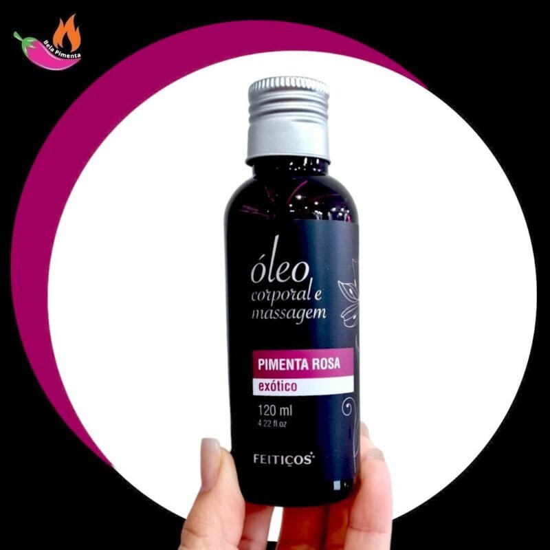 Óleo para Massagem e Corporal Pimenta Rosa - Exótico 120ml