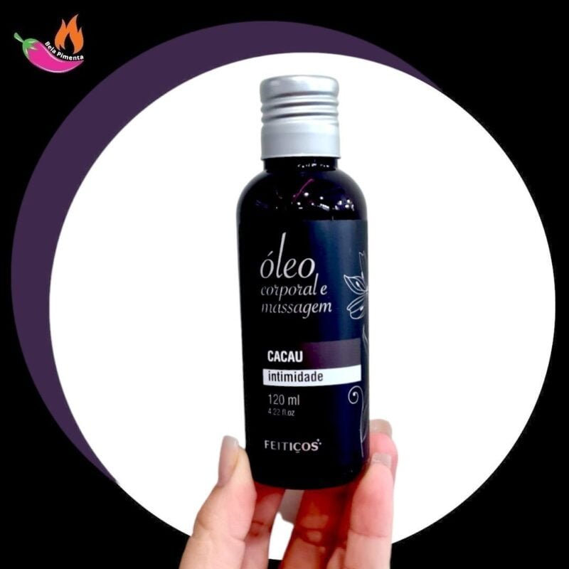 Óleo para Massagem e Corporal Cacau - Intimidade 120ml