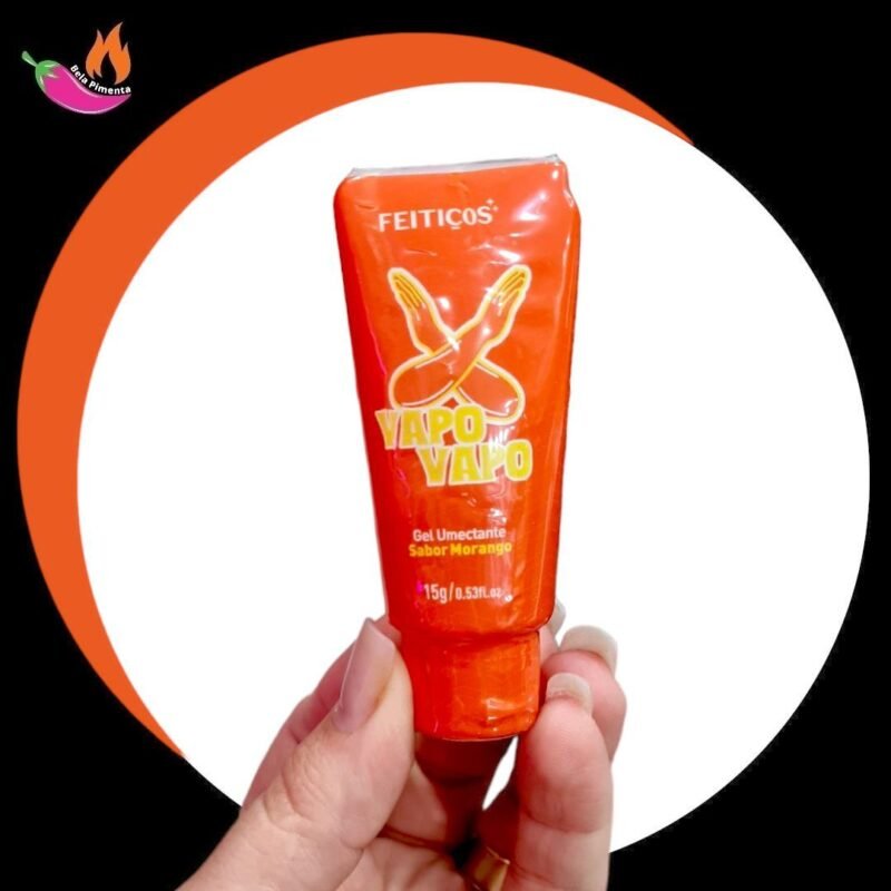 Gel Excitante Beijavel Esquenta Vapo Vapo Morango 15g