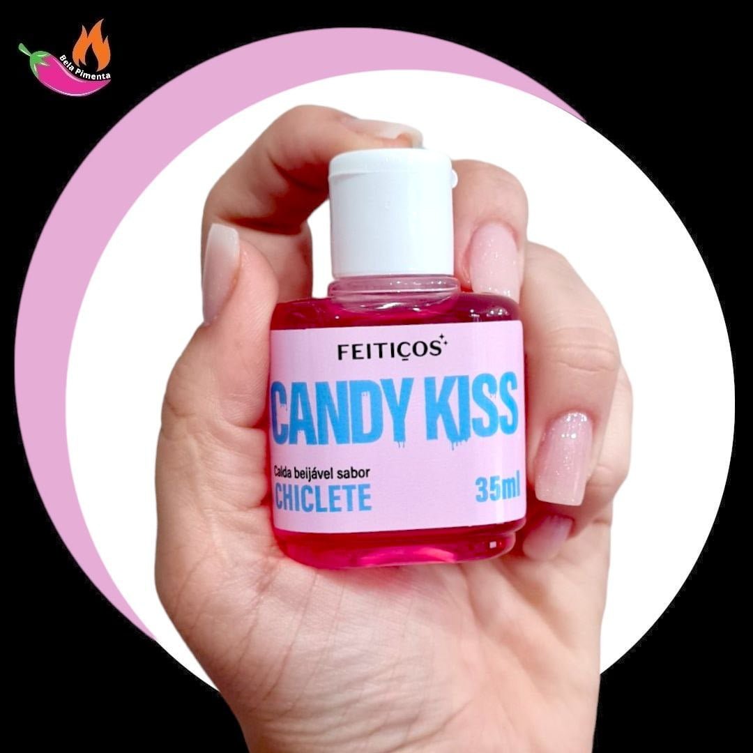 Gel Beijavel Candy Kiss Hot Chiclete 35ml - Imagem 3