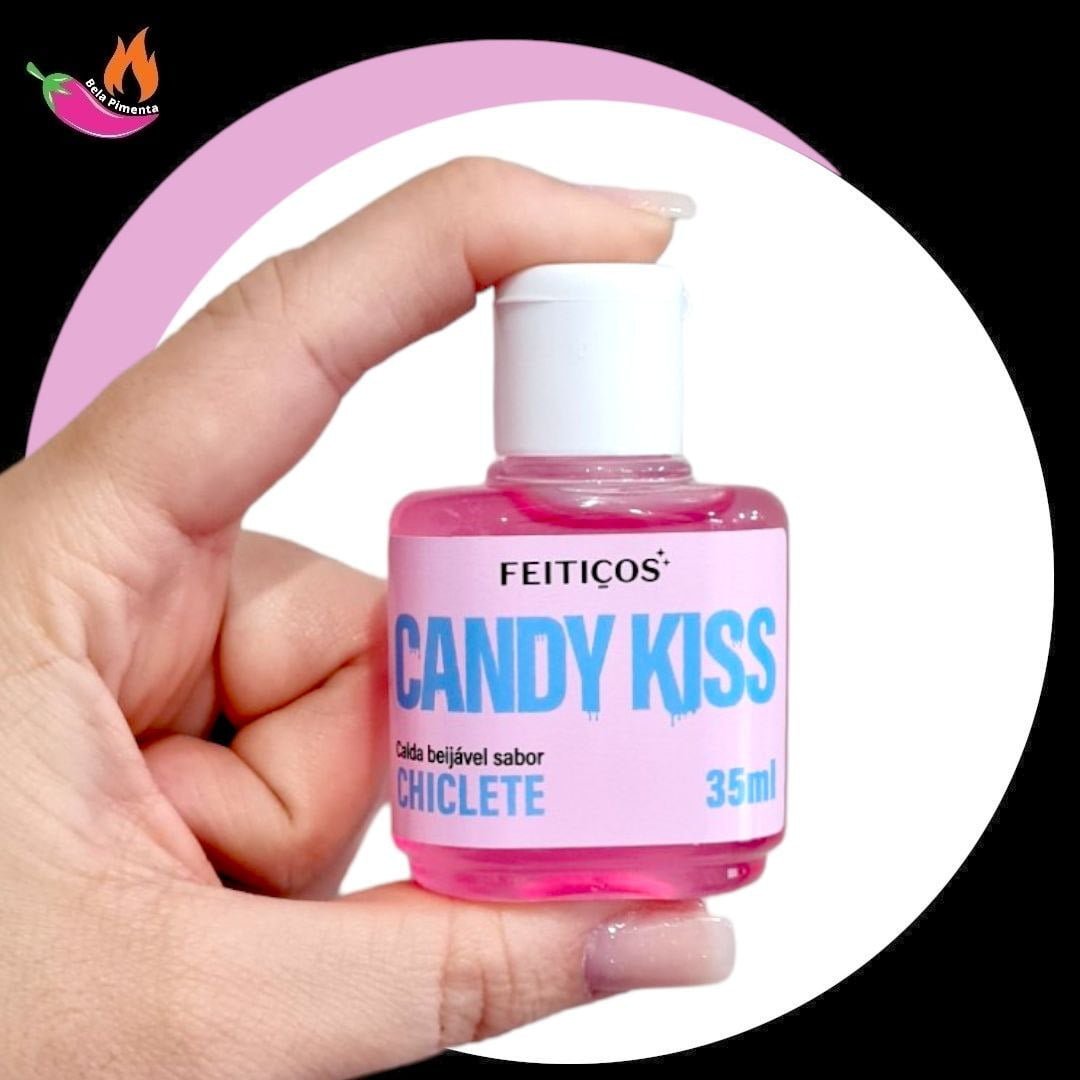 Gel Beijavel Candy Kiss Hot Chiclete 35ml - Imagem 2