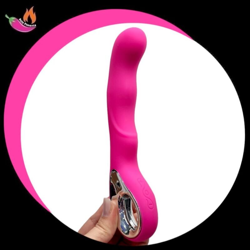 Vibrador Ponto G Angel com Alça Rosa