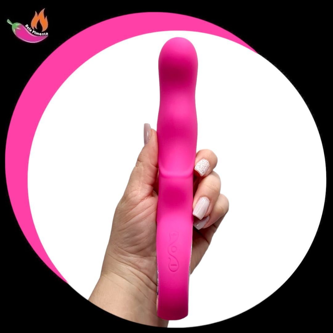 Vibrador Ponto G Angel com Alça Rosa - Imagem 4